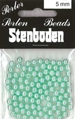 5mm Wax Beads from Stenboden in Light Green