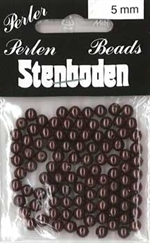 5mm Wax Beads from Stenboden in Dark Bronze