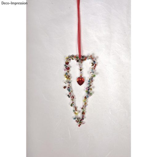 Decorated Wire Heart