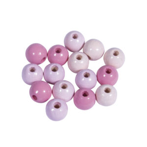 Pale Pink Wooden Beads
