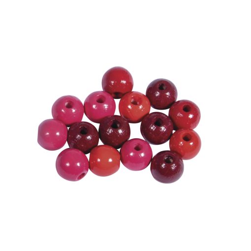 Red Wooden Beads