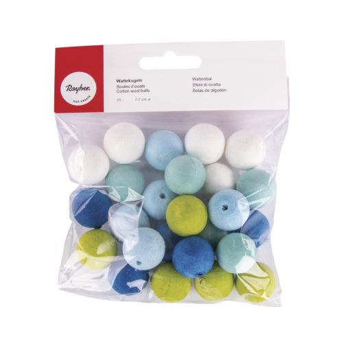 2,2cm Cotton Balls - Ocean Mx
