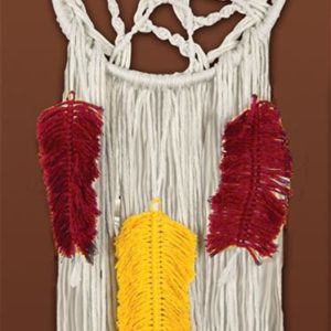 Coloured Feather Dream Catcher Macrame Kit