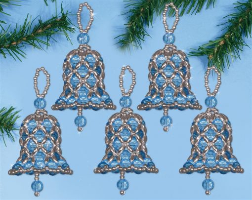 Blue Beaded Bells