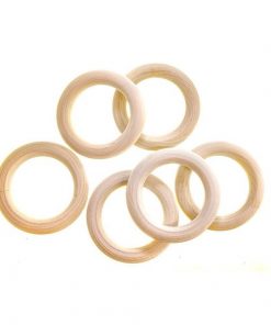 Natural Wooden Craft Rings in a range of sizes - Glitterwitch
