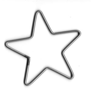 10cm Metal Star