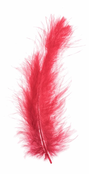 Marabou Feather - Red
