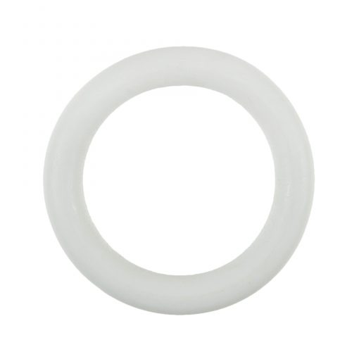 7cm White wooden ring