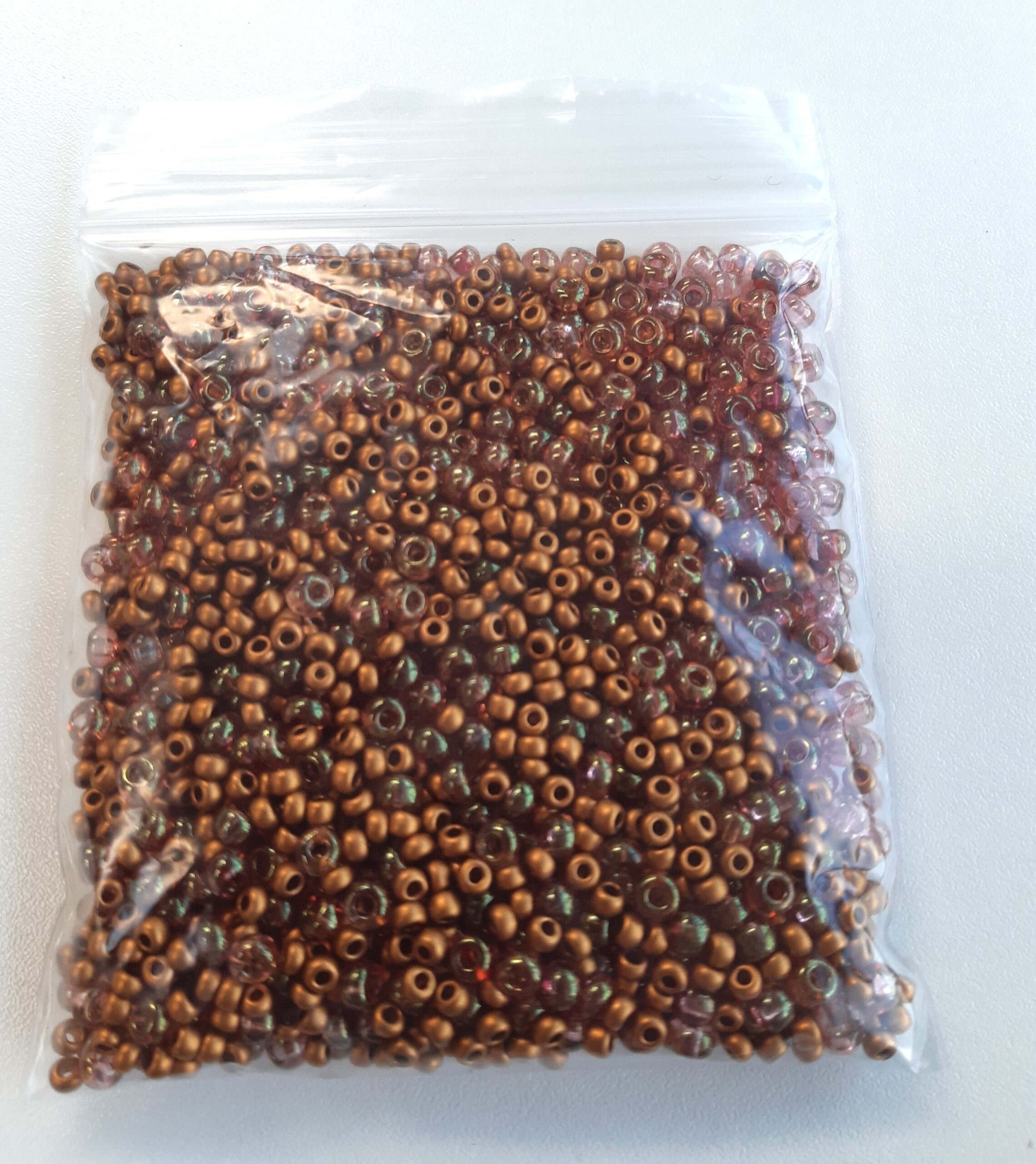 Seed Bead Mix - Gold x 50g - Image 2