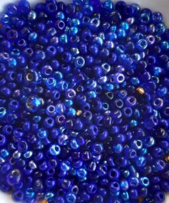 Seed Bead Mix - Dark Blue x 50g