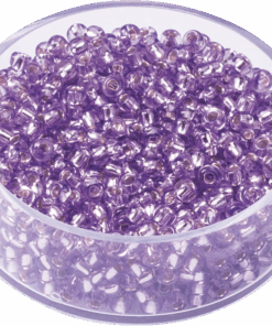 2.5mm Glass Seed Beads Silver Lined - Orchid x 17g