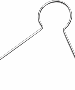 25mm Hangers for Polystyrene Shapes - Silver